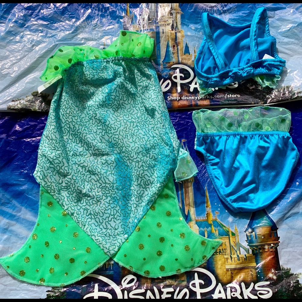 New Disney Cruise Line Little Mermaid Bathing Suit - Picture 5 of 8